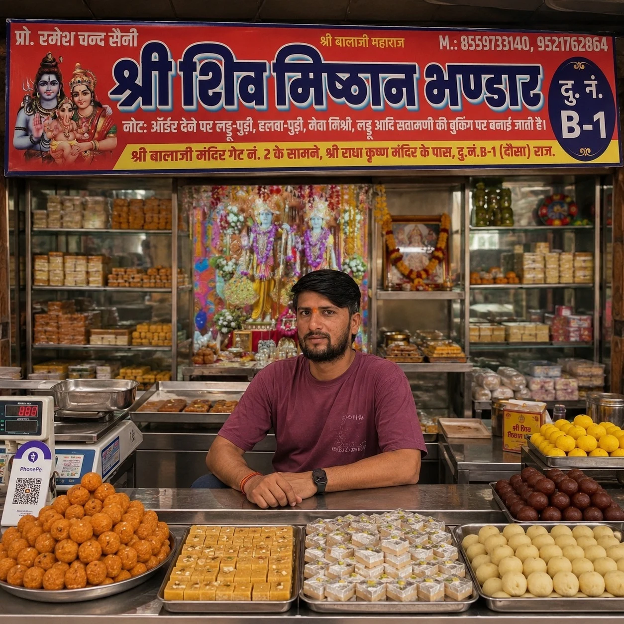 Mehandipur Balaji Temple Sawamani Prasad Offering